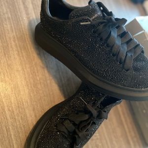 Black studded Alexander McQueen size 11